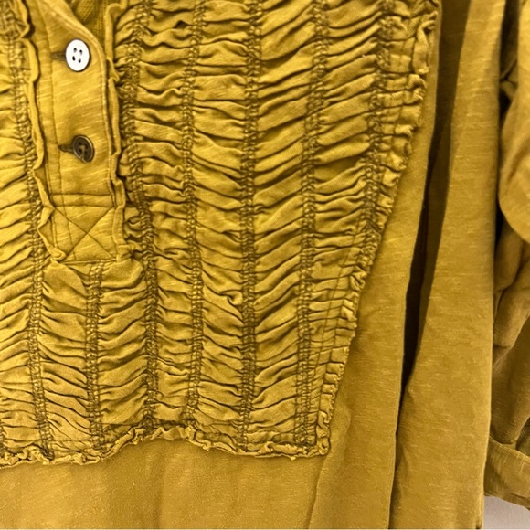 Free People We the Free Redone Tee Kelp Oversized Medium 505 - Picture 6 of 12